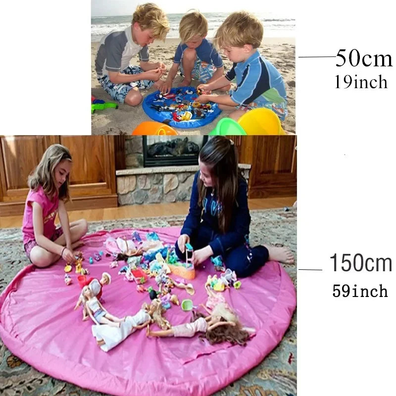 Multifunctional Toy Storage Bag for Kids