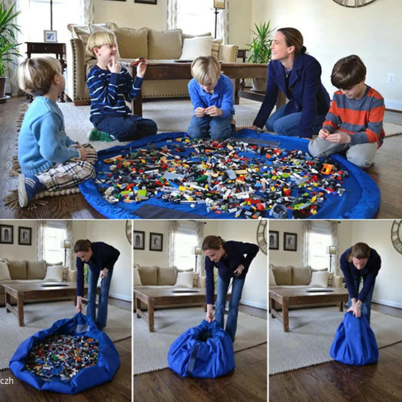 Multifunctional Toy Storage Bag for Kids
