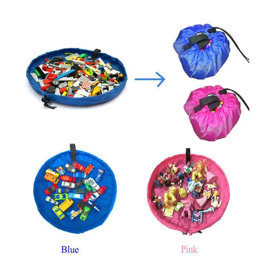 Multifunctional Toy Storage Bag for Kids