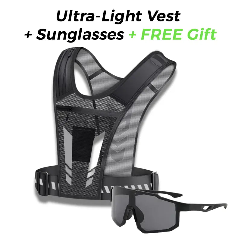 Ultra-Light Vest + UV Sport Sunglasses