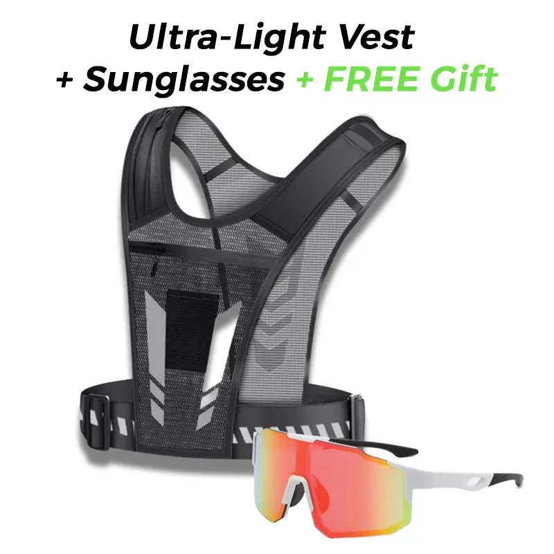 Ultra-Light Vest + UV Sport Sunglasses