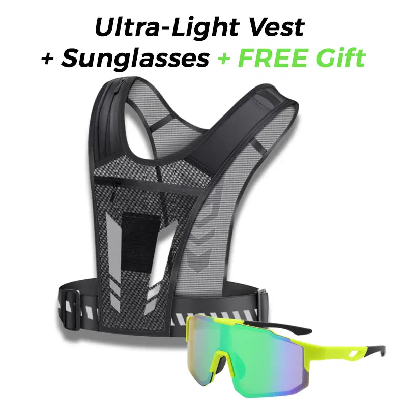 Ultra-Light Vest + UV Sport Sunglasses