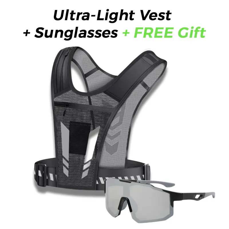 Ultra-Light Vest + UV Sport Sunglasses